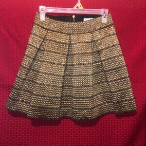 Women's Gold A-Line Skirt